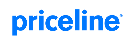 Blue Priceline logo with text
